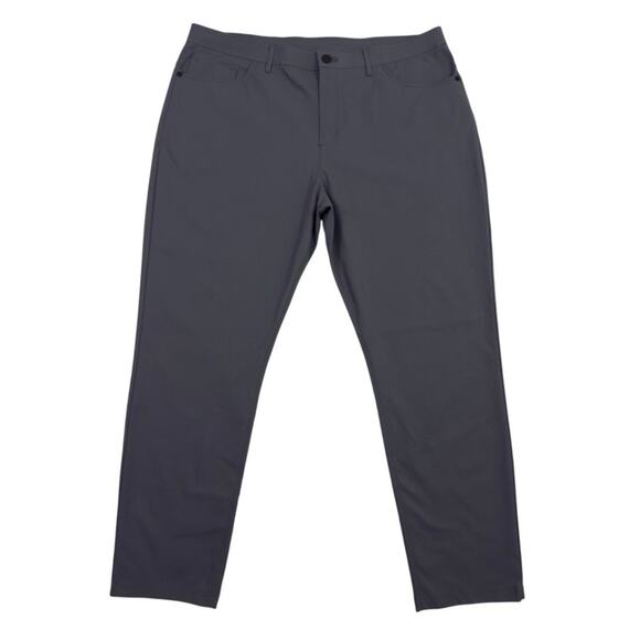 Public Rec Pants Mens 40x32 Gray Straight Fit Performance Stretch Golf